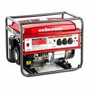 Бензиновый генератор LK 6500, 5.5 кВт, 230 В, бак 25 л, ручной старт Kronwerk